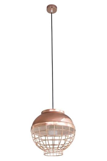 ArtFir Závesná lampa LUCY 02 | medená 30 x 12 cm