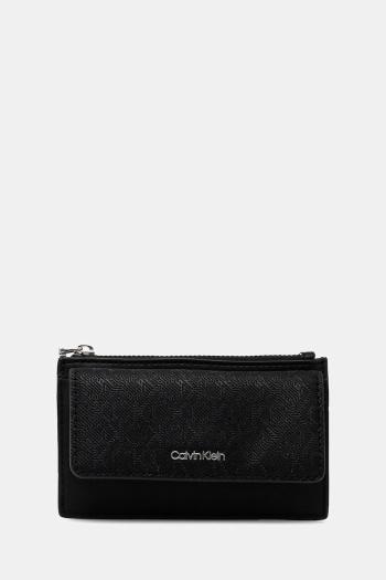 Peňaženka Calvin Klein dámska, čierna farba, K60K612949