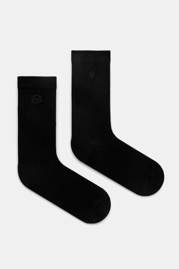 Ponožky BOSS 2-pak dámske, čierna farba, 50537758