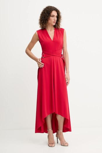 Šaty Dkny červená farba, maxi, áčkový strih, DD5J1M09