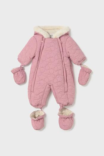 Overal pre bábätká Mayoral Newborn ružová farba, 2615