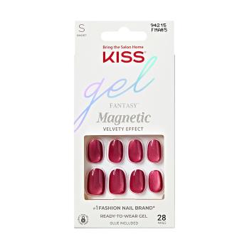 KISS Gélové nechty Gél Fantasy Magnetic (Set Us Free) 28 ks