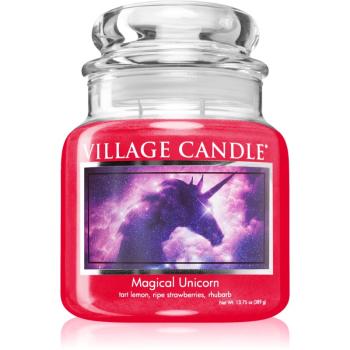 Village Candle Magical Unicorn vonná sviečka (Glass Lid) 389 g