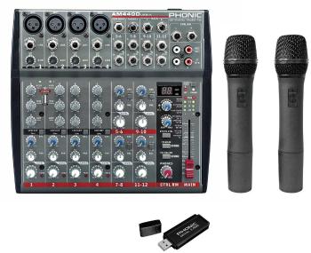 Phonic AM440D USB-K-2 Analógový mixpult