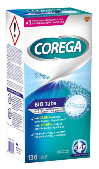 COREGA Bio Tabs Čistiace tablety 136 ks