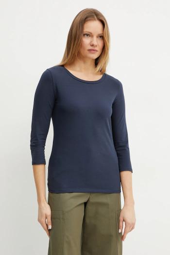 Tričko s dlhým rukávom Weekend Max Mara tmavomodrá farba, 2515971021600
