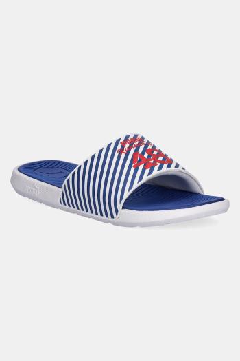 Detské šľapky Puma Cool Cat 2.0 Run Fun Jr modrá farba, 402838