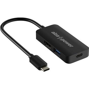 AlzaPower USB-C Dock Station 3 v 1 čierna (APW-HCC3B)