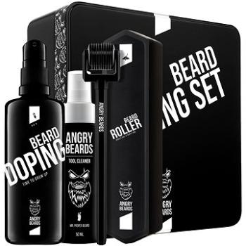 ANGRY BEARDS Sada na rast fúzov – Roller a Doping 100 ml (8594205593020)