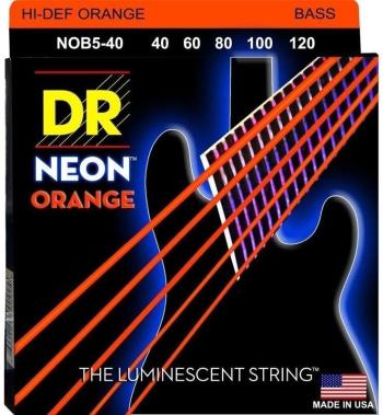 DR Strings NOB5-40 Struny pre 5-strunovú basgitaru