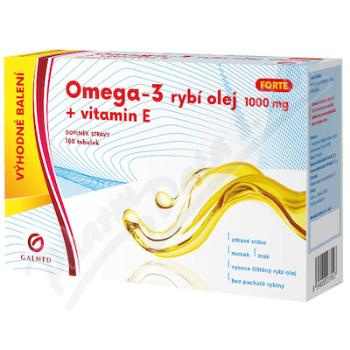 GALMED Omega-3 rybí olej forte 180 tvrdých kapsúl