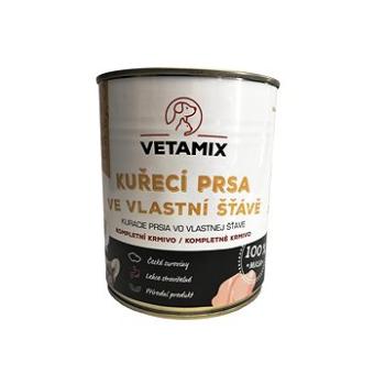 Vetamix Kuracie prsia vo vlastnej šťave 6× 800 g (8229884294325)