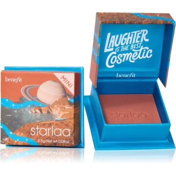 Benefit Starlaa WANDERful World Mini púdrová lícenka odtieň Rosy bronze 2,5 g