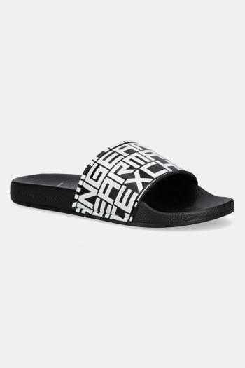 Šľapky Armani Exchange čierna farba, XUP004 XV679 N814