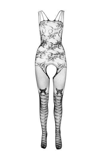 Čierne  bodystockings BS076
