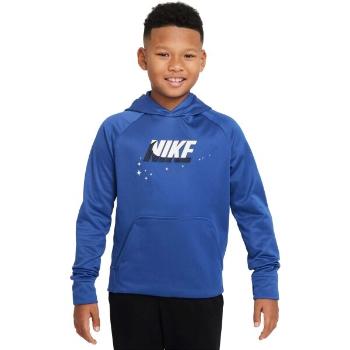 Nike TF PO HOODIE GFX 1 Fiú pulóver, kék, méret