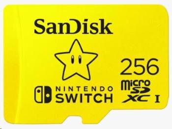 SanDisk MicroSDXC 256GB karta pre Nintendo Switch (R:100/W:90 MB/s, UHS-I, V30, U3, C10, A1) licensed Product, Super Mario