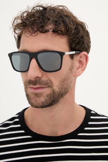 Slnečné okuliare Emporio Armani pánske, čierna farba, 0EA4237