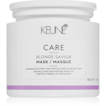 Keune Care Blonde Savior Mask hydratačná maska pre odfarbené vlasy 500 ml