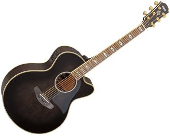 Yamaha CPX 1000 TB Translucent Black Elektroakustická gitara Jumbo