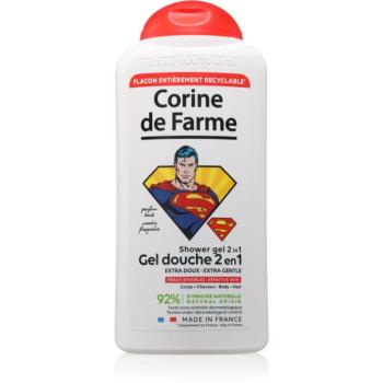 Corine de farme Shower Gel 2 in 1 Superman tusfürdő gél 2 az 1-ben 300 ml