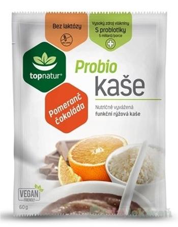 topnatur Probio KAŠA Pomaranč čokoláda, instantná ryžová kaša, 60g