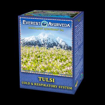 EVEREST AYURVEDA Tulsi krčná oblasť a priedušky sypaný čaj 100 g