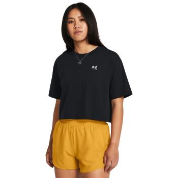 Under Armour W BOXY CROP LOGO SS női póló Black