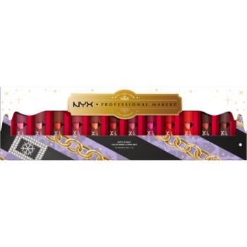 NYX Professional Makeup Limited Edition Xmass Mrs Claus Oh Deer Matte Lip Vault sada rúžov s matným efektom