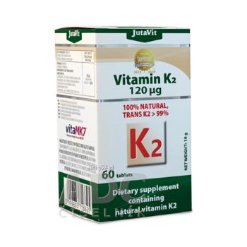 JutaVit Vitamín K2 prírodný 120 µg 60tbl