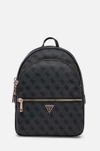 Ruksak Guess MANHATTAN dámsky, šedá farba, malý, vzorovaný, HWSG71 18330