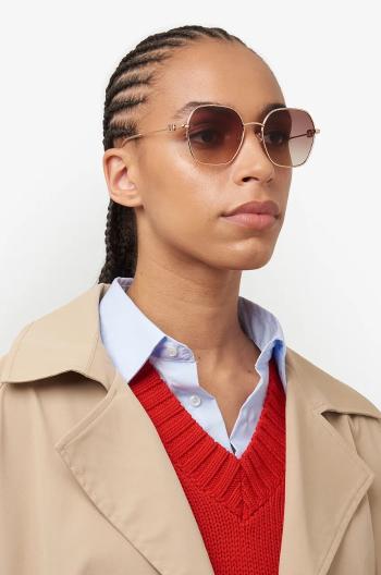 Slnečné okuliare Tommy Hilfiger dámske, zlatá farba, TH 2150/S
