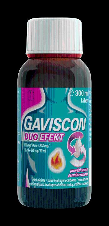 GAVISCON Duo Efekt Perorálna suspenzia 300 ml