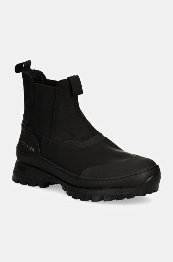 Topánky chelsea Common Projects Chelsea Hiker pánske, čierna farba, 2456