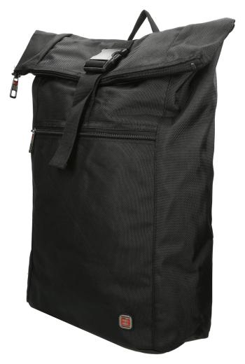 Enrico Benetti Cornell 17" Notebook Backpack Roll Top Black