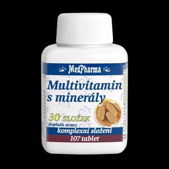 MEDPHARMA Multivitamín s minerálmi 30 zložiek 107 tabliet