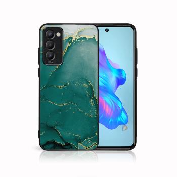 MY ART Ochranný obal pre Tecno Camon 18  GREEN MARBLE (145)