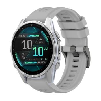 SILICONE Vymeniteľný remienok pre Garmin Fenix 8 43mm šedý