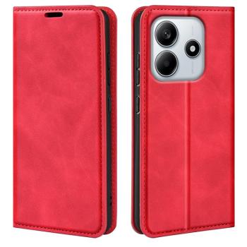 MAGNETIC Zaklápací kryt pre Xiaomi Redmi Note 14 červený