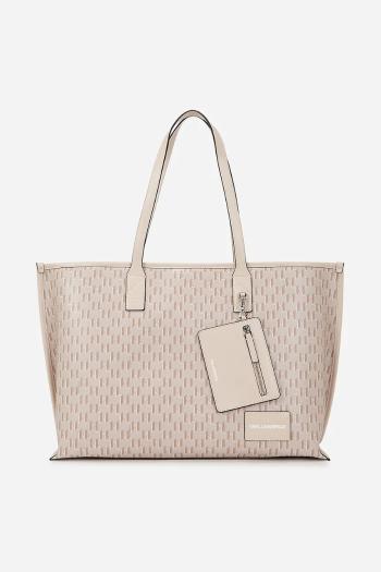 Kabelka Karl Lagerfeld béžová farba, A1W30183