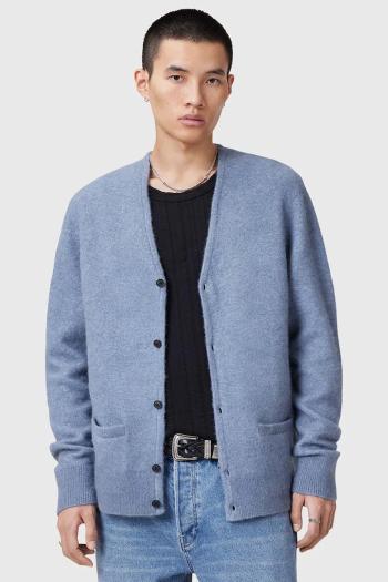 Vlnený kardigán AllSaints RENN pánsky, M092KB
