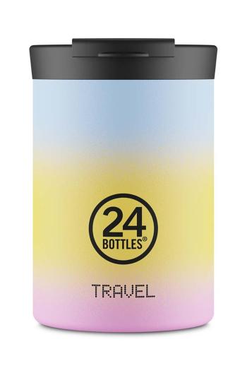 Termo hrnček 24bottles Travel Tumbler 350ml  Aurora žltá farba, Travel.Tumb.350.Aurora