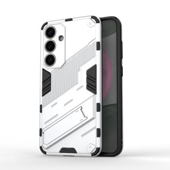 BIB Ochranný obal so stojanom pre Samsung Galaxy S25+ 5G biely