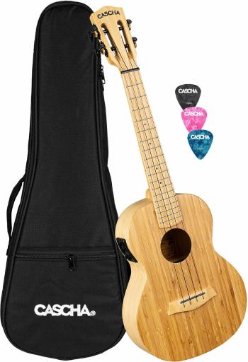 Cascha HH 2314E Bamboo Natural Tenorové ukulele