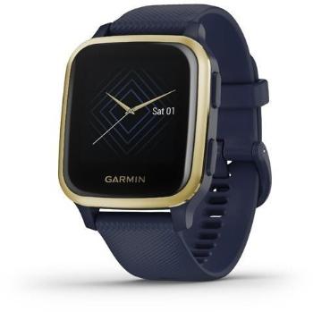 Okosóra Garmin Venu Sq Music LightGold/Blue Band