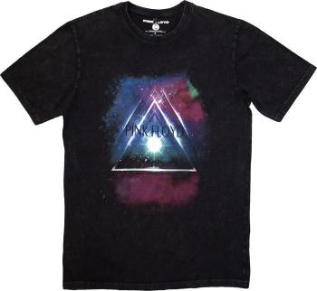 Pink Floyd Tričko Space Prism Stone Wash Unisex Black 2XL