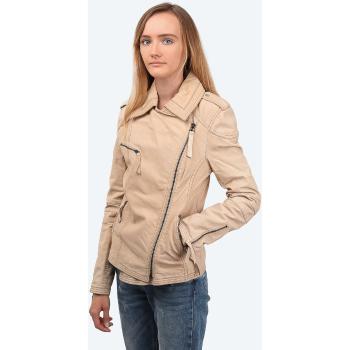 Wrangler  Wmns Buffalo Leather Jacket W4003ZB29  Bundy Béžová