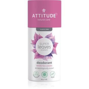 Attitude Super Leaves Deodorant tuhý deodorant bez obsahu hliníkových solí White Tea Leaves 85 g