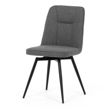 Jedálenská stolička Autronic 46x86 cm sivá látka DCL-V2052 GREY2