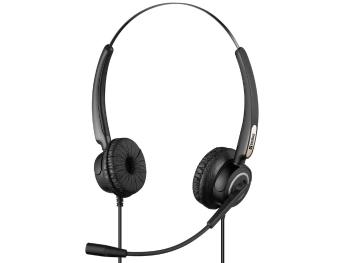 SANDBERG PC SLUCHADLA USB PRO STEREO HEADSET S MIKROFONOM, CIERNE